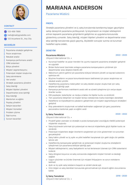 Lorna CV template
