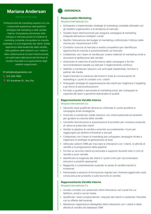 Ware CV template