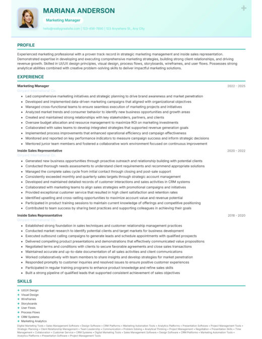 Healthcare CV template