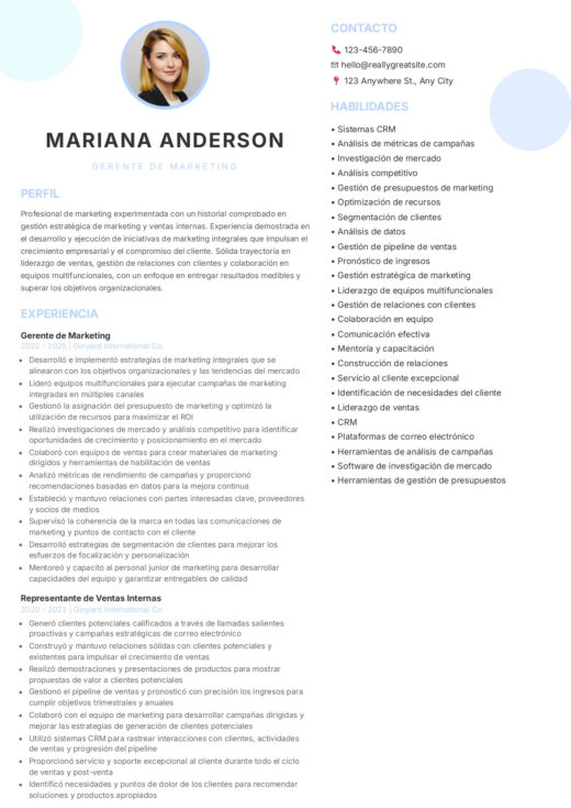 Dupont CV template